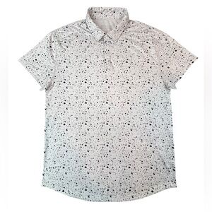 BYLT | Performance Polo | Abstract Splatter Dot | Large | Excellent condition!!‎